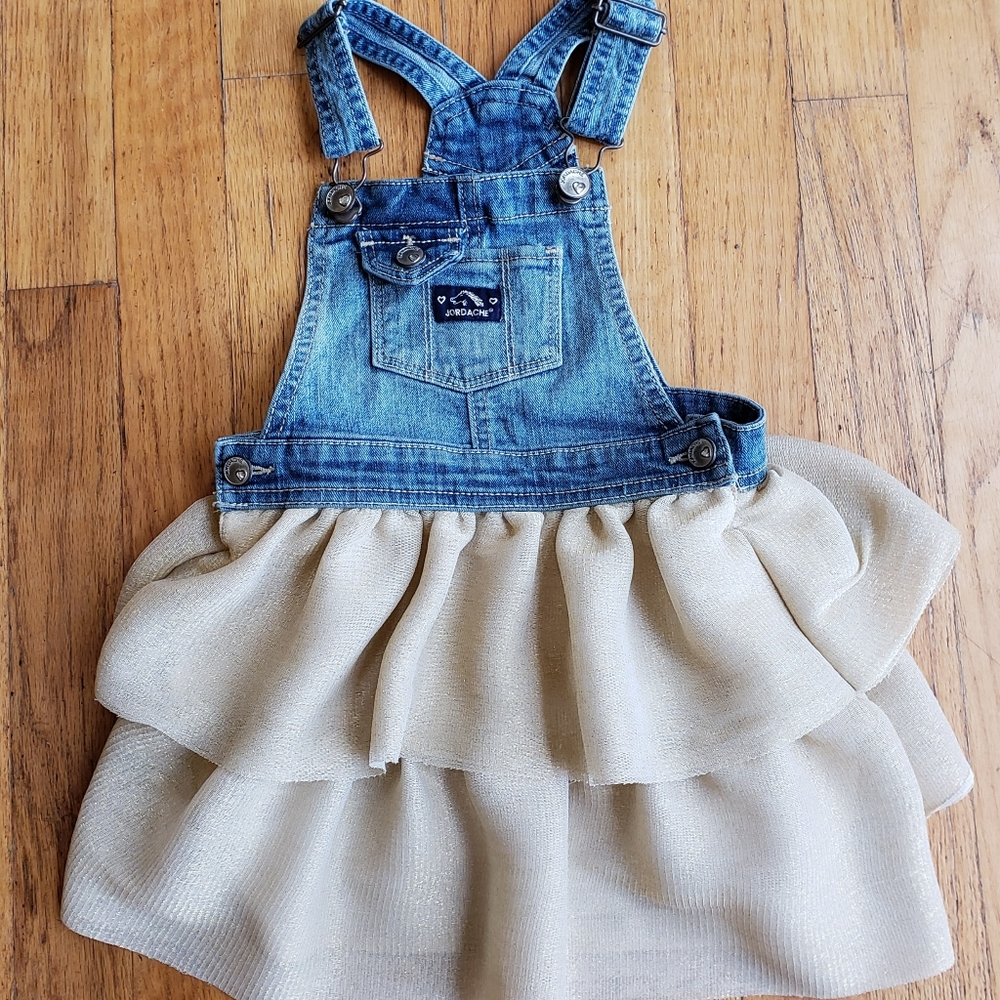 Jordache 4T Girls Jean Dress. Excellent!